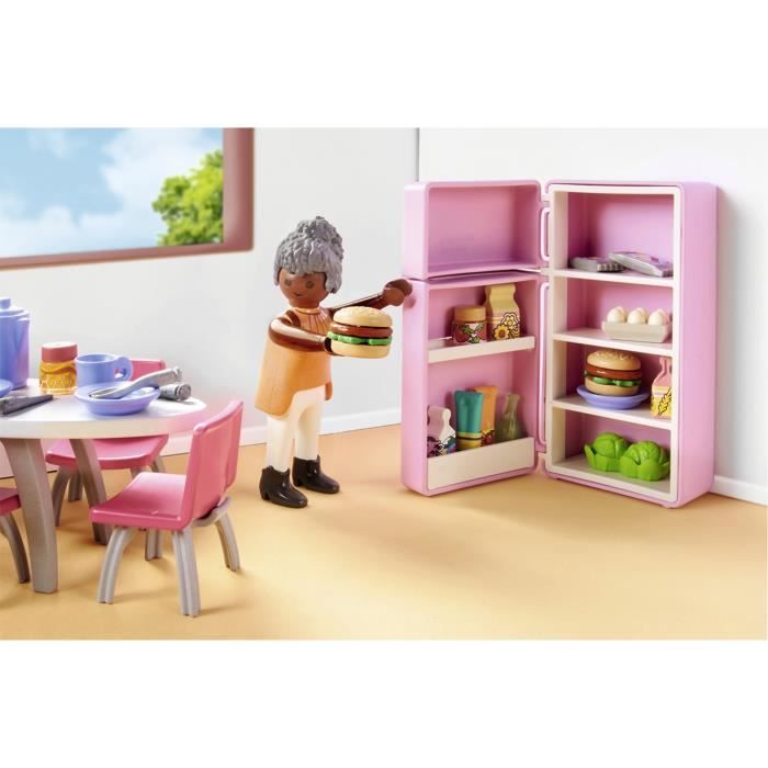 PLAYMOBIL 71608 Cuisine avec ilôt central, My life, Maison d'architecte, 105 pieces, Des 4 ans