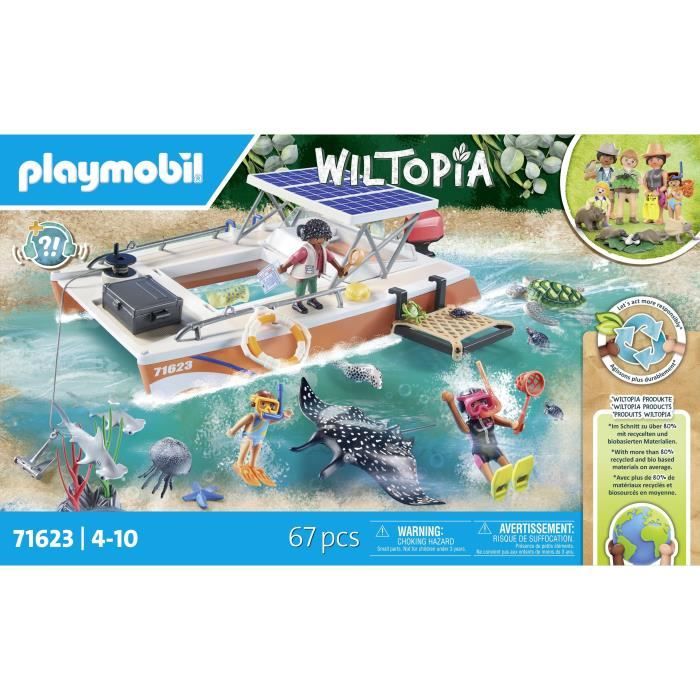 PLAYMOBIL - 71623 - Bateau de surveillance