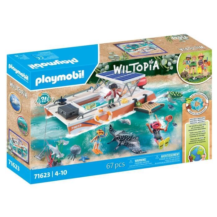 PLAYMOBIL - 71623 - Bateau de surveillance