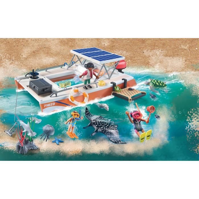 PLAYMOBIL - 71623 - Bateau de surveillance