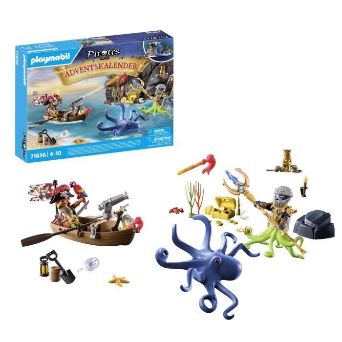 PLAYMOBIL - 71636 - Calendrier l'Avent Pirate