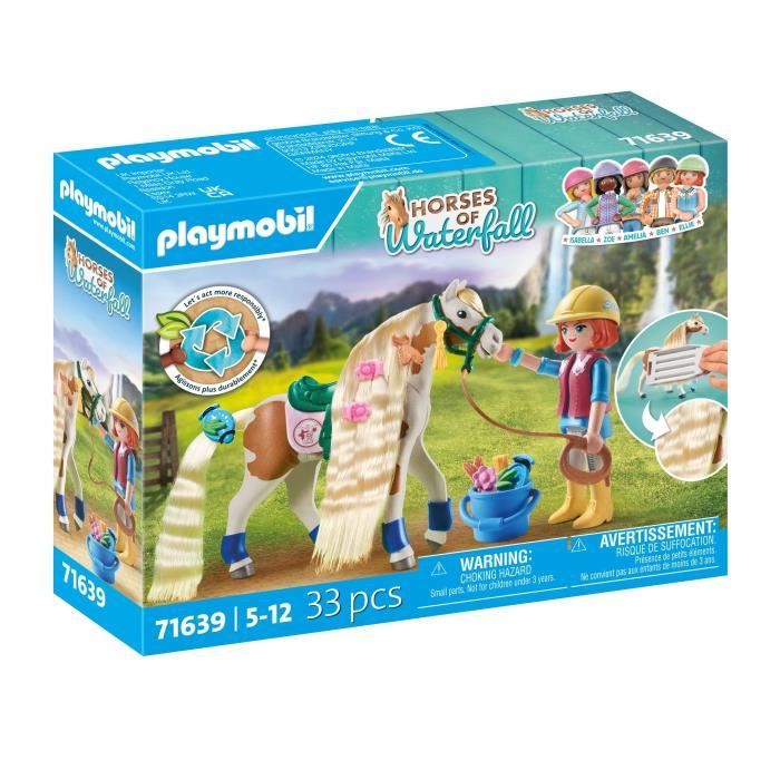 PLAYMOBIL - 71639 - Ellie avec cheval