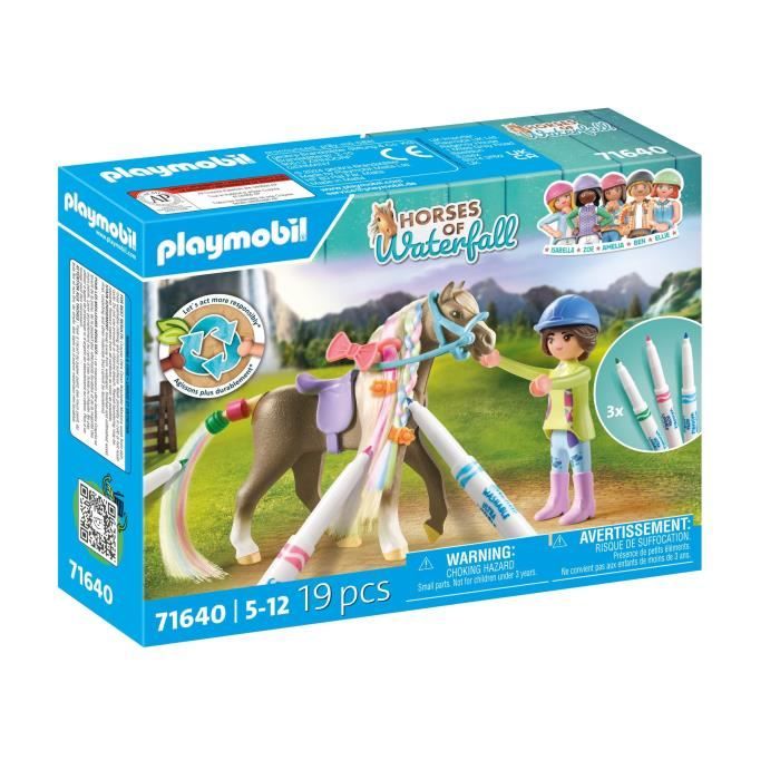 PLAYMOBIL - 71640 - Cavaliere crinier colorie