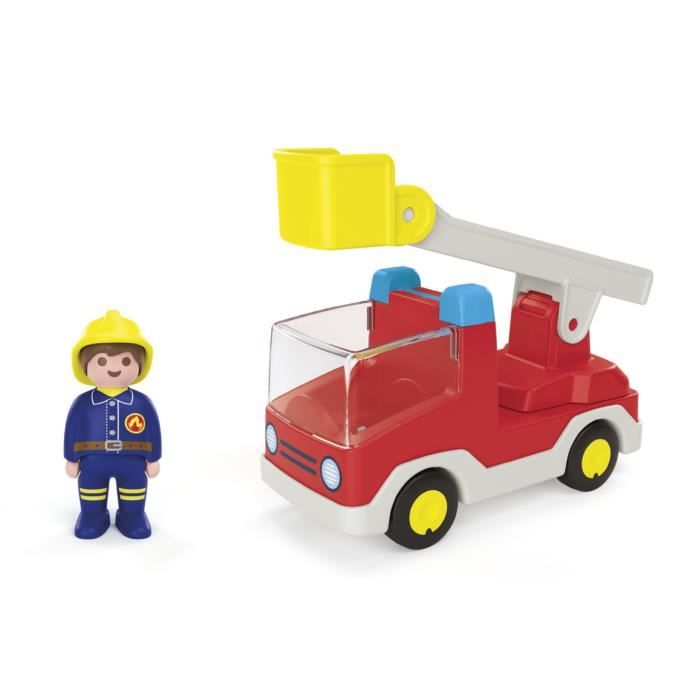 PLAYMOBIL JUNIOR - 71683 - Camion de pompier