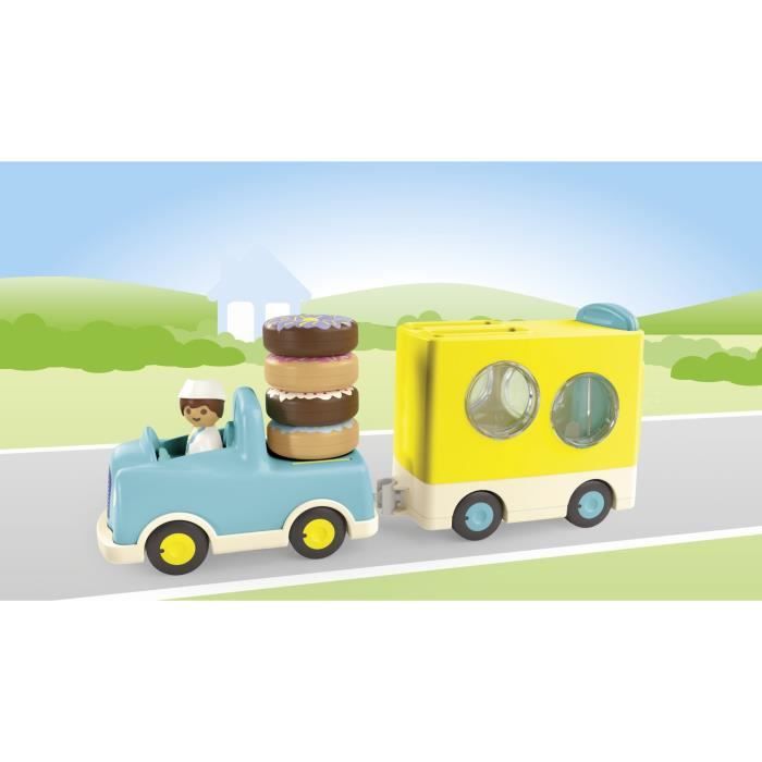 PLAYMOBIL JUNIOR - 71702 - Camion de donuts Junior