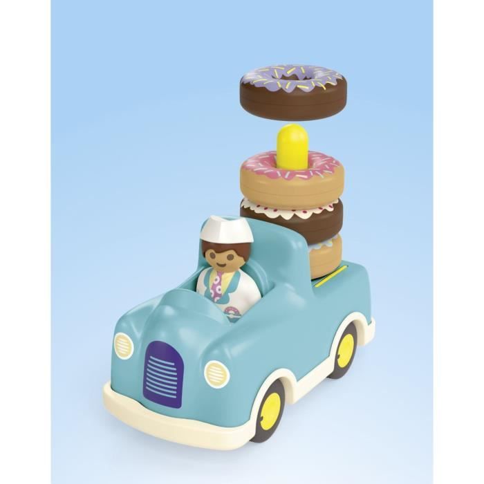 PLAYMOBIL JUNIOR - 71702 - Camion de donuts Junior