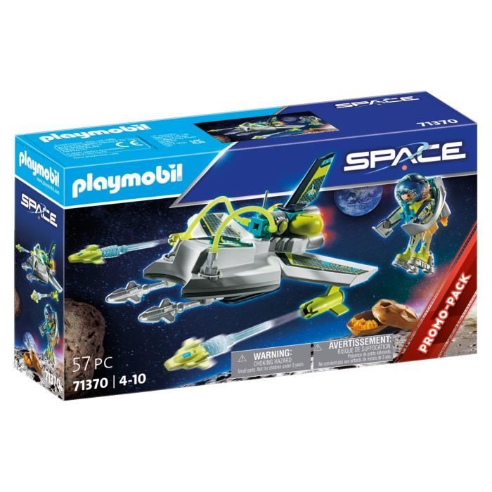 PLAYMOBIL Spationaute et drone - Space - Avec projectiles - Des 4 ans