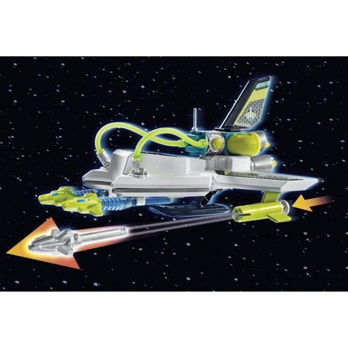 PLAYMOBIL Spationaute et drone - Space - Avec projectiles - Des 4 ans