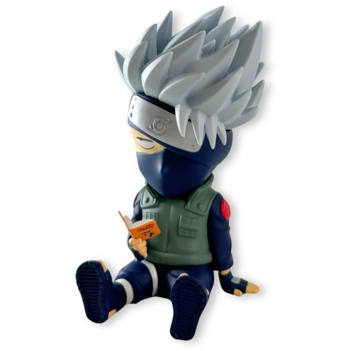 Tirelire - PLASTOY - Naruto - Kakashi - Plastique de haute qualité - Détails sculptés - Fonctionnelle