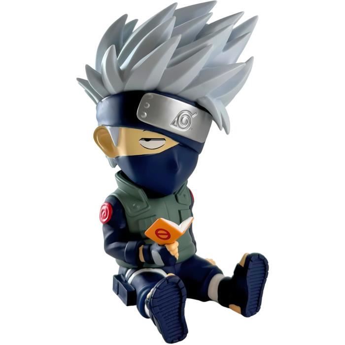 Tirelire - PLASTOY - Naruto - Kakashi - Plastique de haute qualité - Détails sculptés - Fonctionnelle