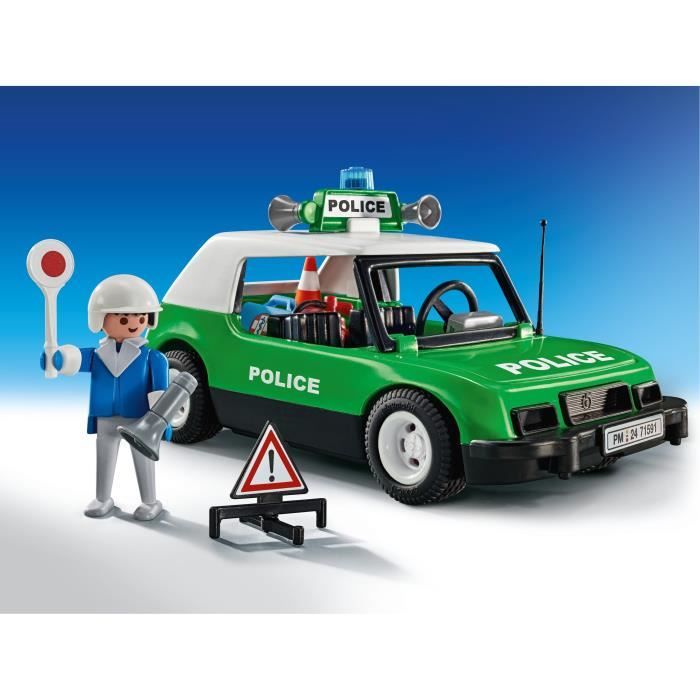 PLAYMOBIL 71591  Voiture de police collector  - édition spéciale anniversaire Playmobil - Des 5 ans