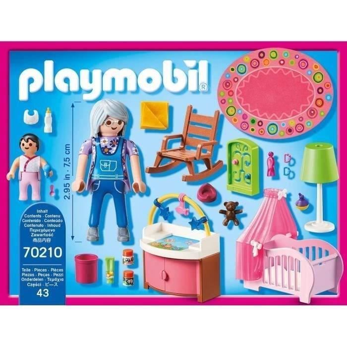 PLAYMOBIL - 70210 - Dollhouse La Maison Traditionnelle - Chambre de bébé