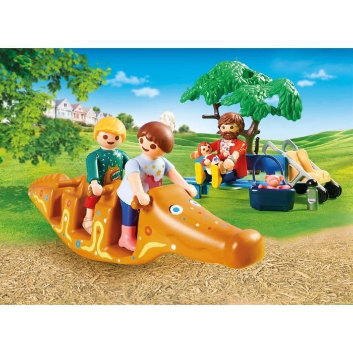 PLAYMOBIL - 70281 - Parc de jeux et enfants - City Life - Multicolore - Plastique