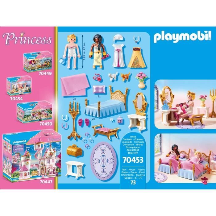 PLAYMOBIL 70453 Chambre princesse avec coiffeuse, Les princesses, 73 pieces, Des 4 ans