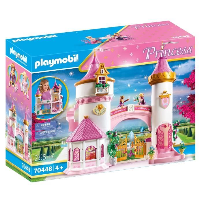 PLAYMOBIL 70448 Palais de princesse, 265 pieces, 2 personnages inclus, Des 4 ans