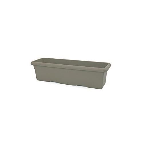 PLASTIKEN Jardiniere rectangulaire - 60 X 33 cm - Taupe