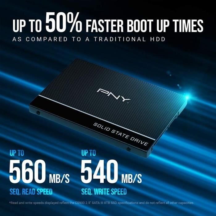 PNY CS900 Disque dur SSD 2To 2.5