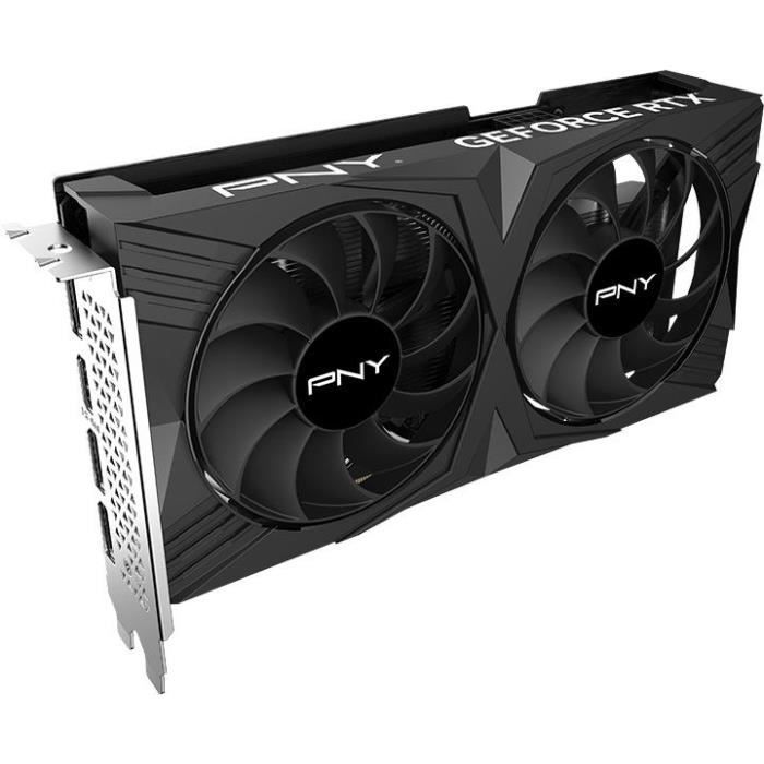 PNY - Carte Graphique - GEFORCE RTX 4060 8GB VERTO Dual Fan Edition DLSS 3