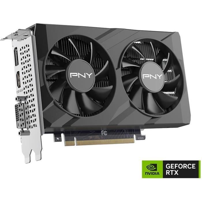 PNY - Carte graphique - GEFORCE RTX 3050 - 6GB - VERTO Dual Fan Edition