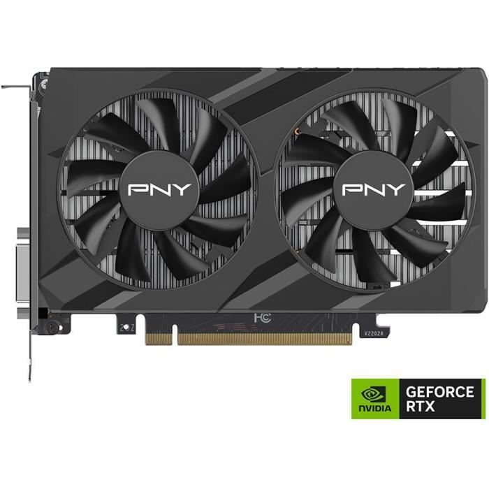 PNY - Carte graphique - GEFORCE RTX 3050 - 6GB - VERTO Dual Fan Edition