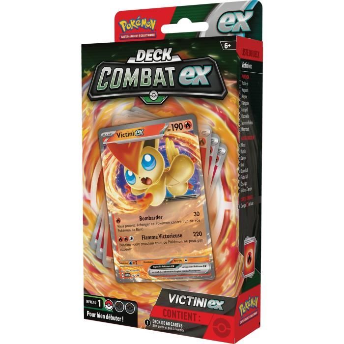 Pokémon : Deck de combat ex Miraidon ex ou Victini ex