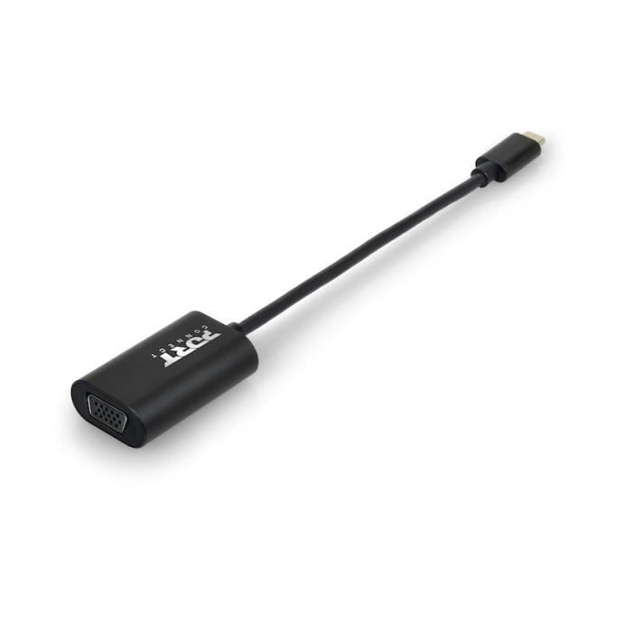 Adaptateur USB-C vers VGA - PORTDESIGNS - 15 cm - Compatible Windows/Mac/Linux - Noir