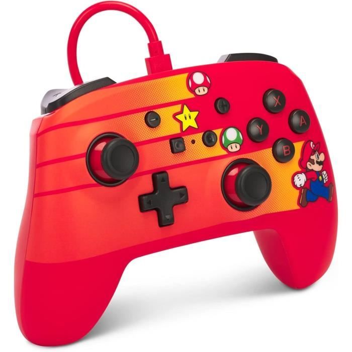 Manette Filaire - POWER A - Nintendo Switch - Speedster Mario