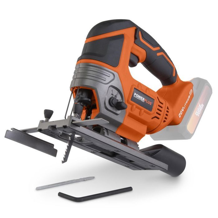 Scie sauteuse pendulaire sans fil 20V - DUAL POWER POWDP25300 - Bois - Orange - Vitesse 0-2300tr/min