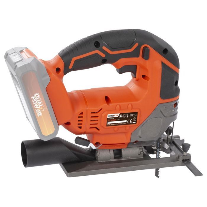 Scie sauteuse pendulaire sans fil 20V - DUAL POWER POWDP25300 - Bois - Orange - Vitesse 0-2300tr/min