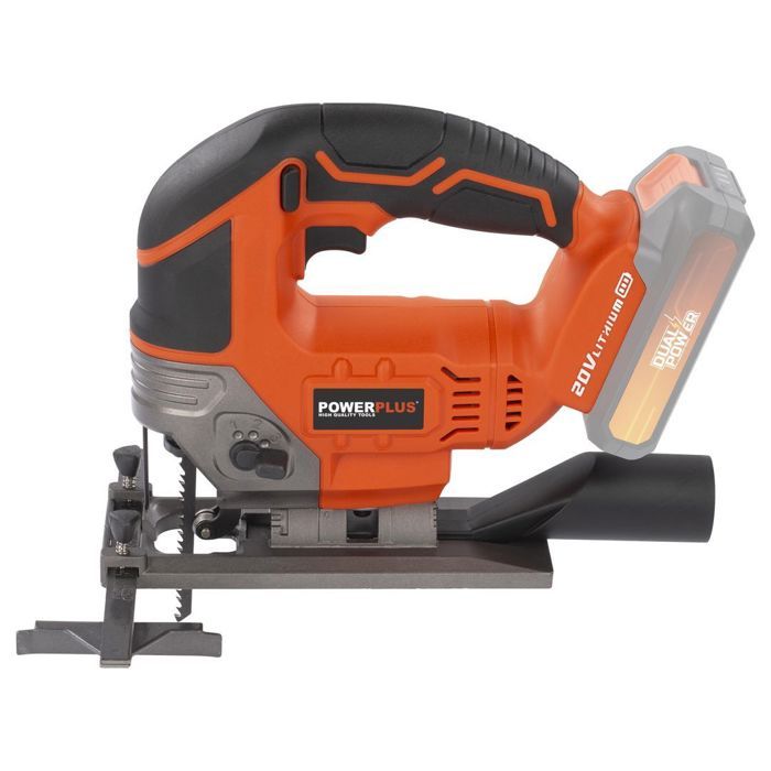 Scie sauteuse pendulaire sans fil 20V - DUAL POWER POWDP25300 - Bois - Orange - Vitesse 0-2300tr/min