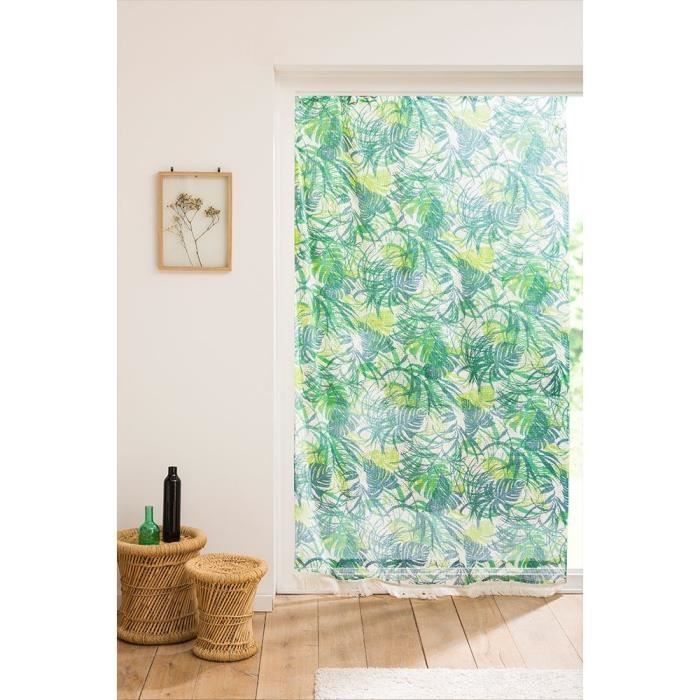 TOISON D'OR - Rideau - Simple - Miramas - 140x225 cm - Protection chaleur et insectes - Jungle