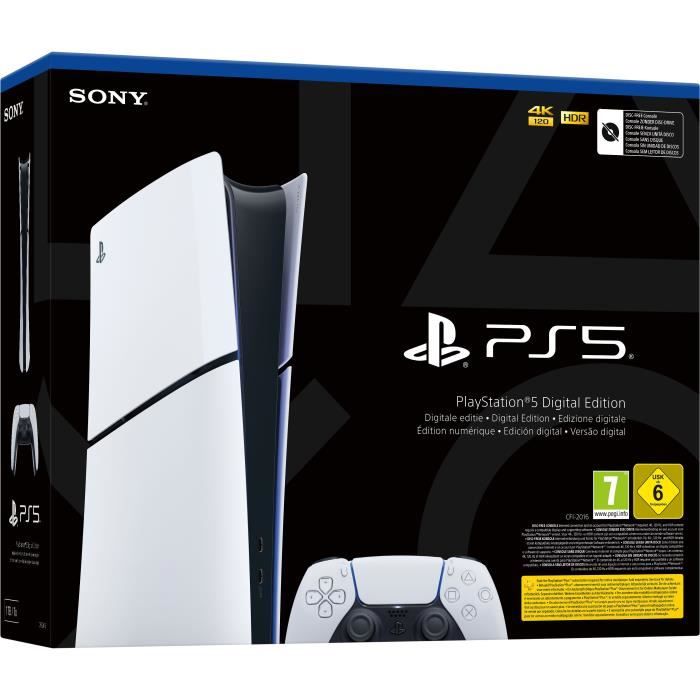 Console PlayStation 5 - Edition Digitale (Modele Slim)