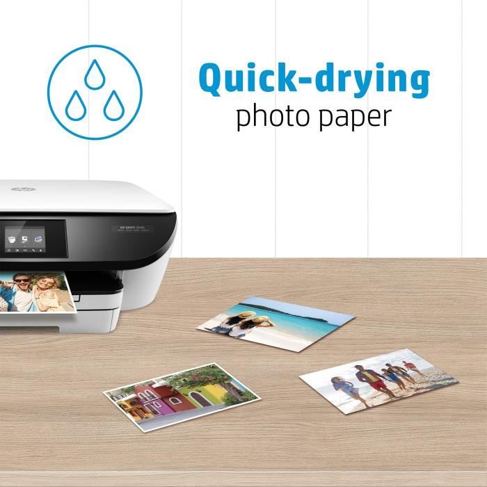 Papier photo brillant HP Everyday - 100 feuilles/A4/210 x 297 mm - Polyvalent 200 g/m²