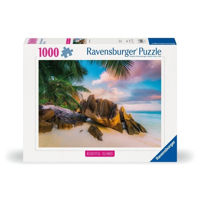 Puzzle 1000 pieces Les Seychelles (Highlights), Adultes et enfants, Des 14 ans, Puzzle de qualité supérieure, 12000154, Ravensburger