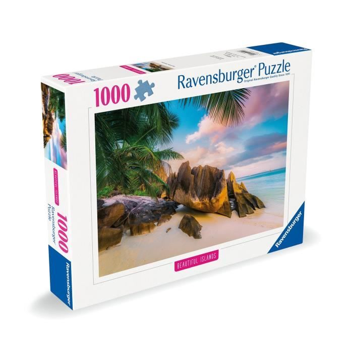 Puzzle 1000 pieces Les Seychelles (Highlights), Adultes et enfants, Des 14 ans, Puzzle de qualité supérieure, 12000154, Ravensburger