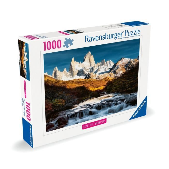 Puzzle 1000p Le Fitz Roy Patagonie (Highlights), Adultes & enfants, Des 14 ans, Puzzle de qualité supérieure, 12000253, Ravensburger