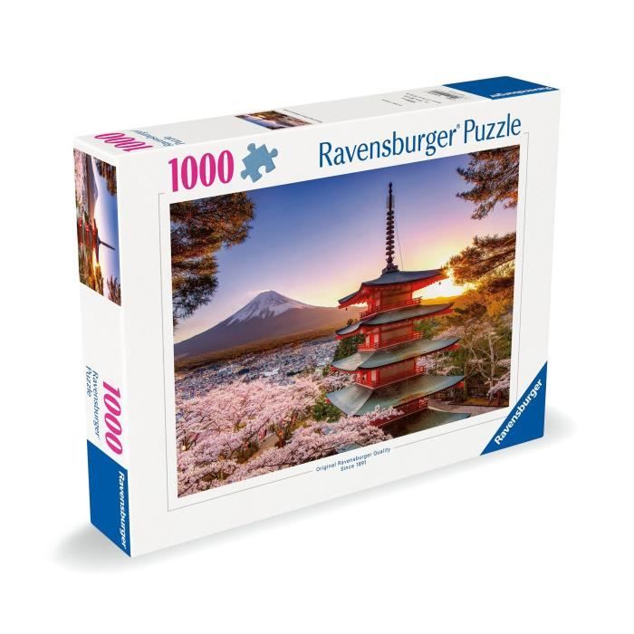 Puzzle 1000 pieces Cerisiers en fleurs du Mont Fuji, Adultes et enfants, Des 14 ans, Puzzle de qualité supérieure, 12000582, Ravensb