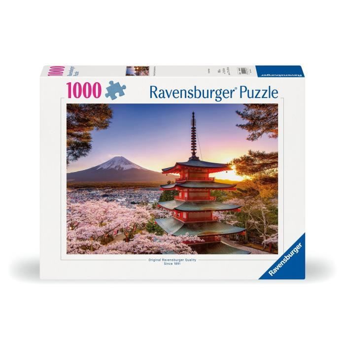 Puzzle 1000 pieces Cerisiers en fleurs du Mont Fuji, Adultes et enfants, Des 14 ans, Puzzle de qualité supérieure, 12000582, Ravensb