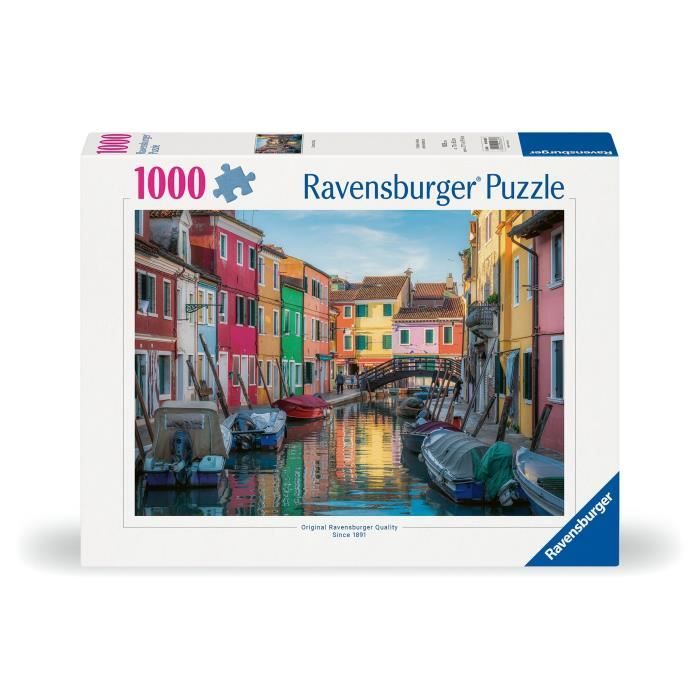 Ravensburger - Puzzle 1000 pieces-Burano, Italie - Adultes & enfants des 14 ans - Puzzle de qualité supérieure - 12000623