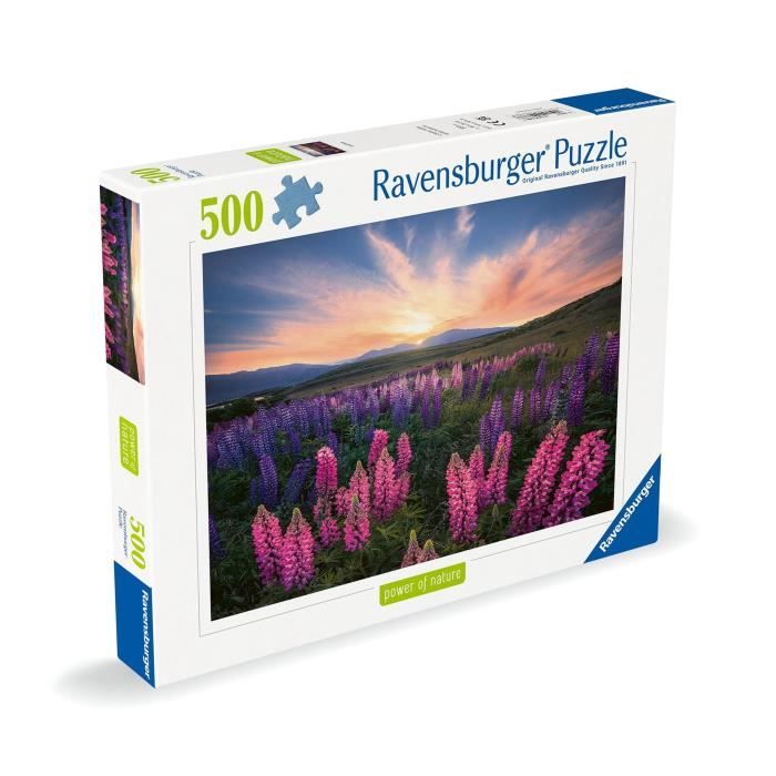 Puzzle 500 pieces Les lupins (Nature edition), Des 12 ans ,  Puzzle de qualité supérieure, 12000688, Ravensburger