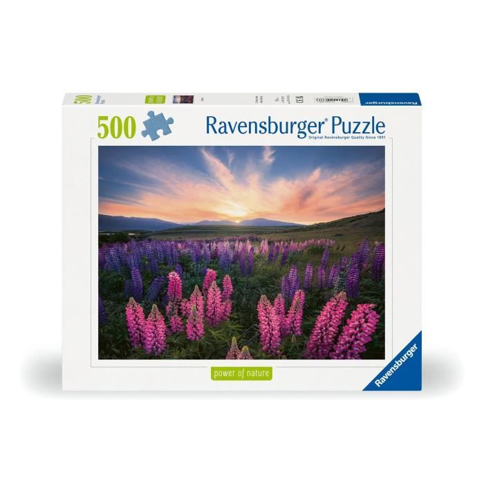 Puzzle 500 pieces Les lupins (Nature edition), Des 12 ans ,  Puzzle de qualité supérieure, 12000688, Ravensburger