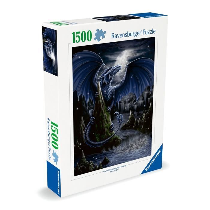 Ravensburger - Puzzle 1500 pieces - Le dragon bleu - Adultes & enfants des 14 ans - Puzzle de qualité supérieure 80x60cm -12000731