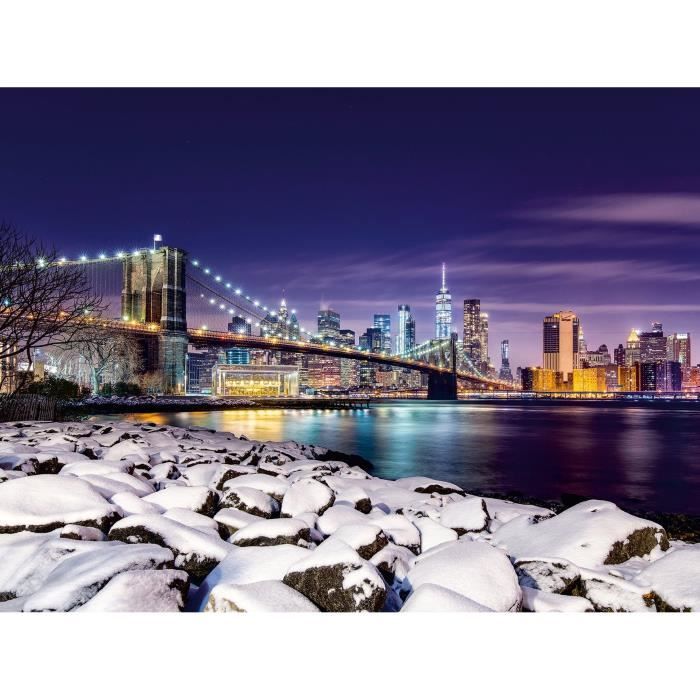 Puzzle 1500 pieces New York en hiver, Adultes & enfants des 14 ans, Puzzle de qualité supérieure 80x60cm, 12000734, Ravensburger