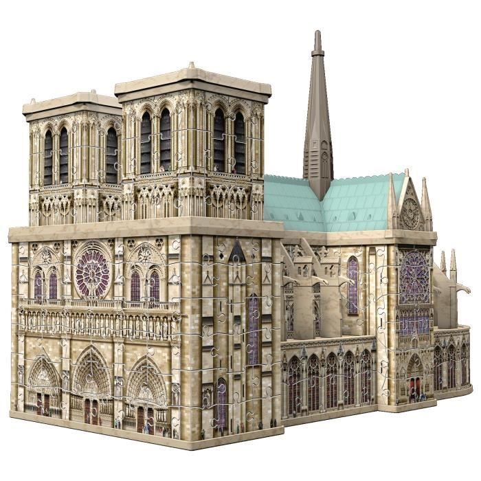 Puzzle 3D - RAVENSBURGER - Notre-Dame de Paris - Paysage et nature - 250-400 pieces - 12 ans