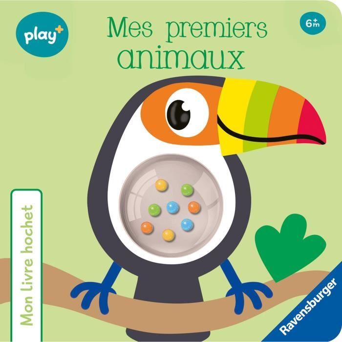 Ravensburger - Play + - Mon livre hochet Mes premiers animaux - 13099029