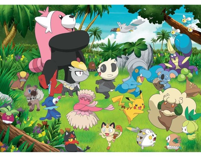 POKÉMON Puzzle 300 pieces XXL - Pokémon sauvages - Ravensburger - Puzzle Enfant 300 pieces - Des 9 ans