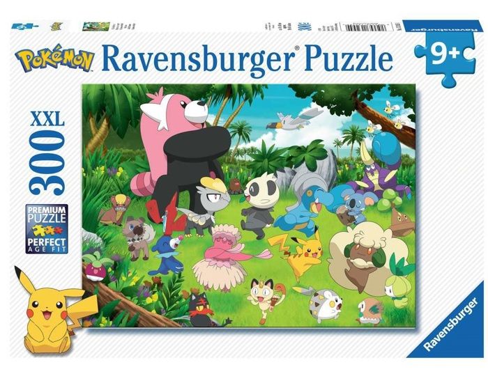 POKÉMON Puzzle 300 pieces XXL - Pokémon sauvages - Ravensburger - Puzzle Enfant 300 pieces - Des 9 ans