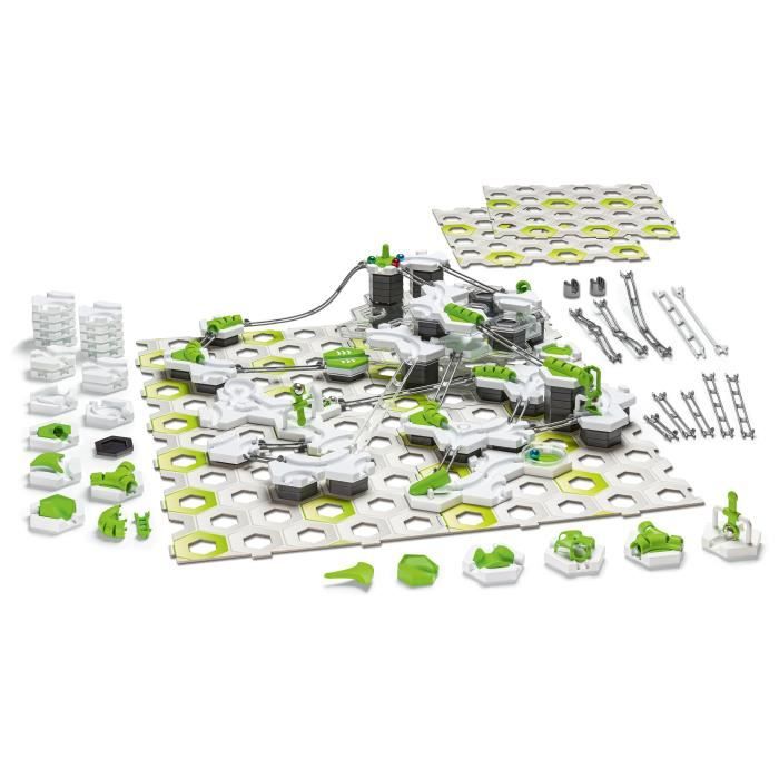 Ravensburger-GraviTrax Starter Set Race-180 pieces-Jeu de construction créatif-Parcours de billes a construire-Des 8 ans-22439