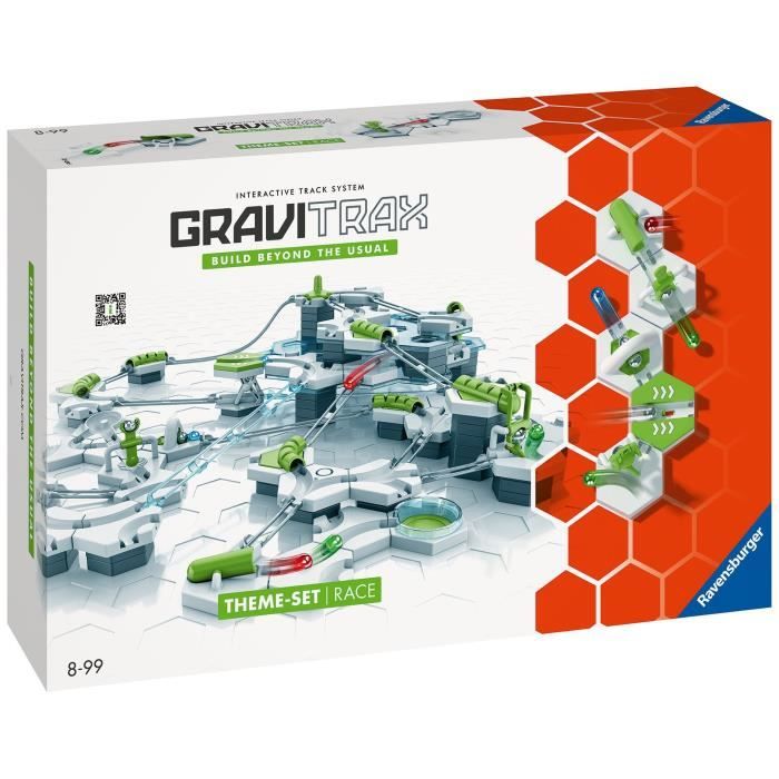 Ravensburger-GraviTrax Starter Set Race-180 pieces-Jeu de construction créatif-Parcours de billes a construire-Des 8 ans-22439