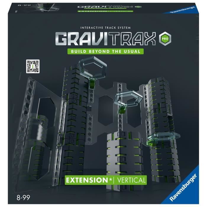 Ravensburger-GraviTrax PRO Set d'extension Vertical-33 pieces-Circuit de billes-Parcours de billes a construire-Des 8 ans-22427